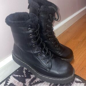 Fur Combat Boot